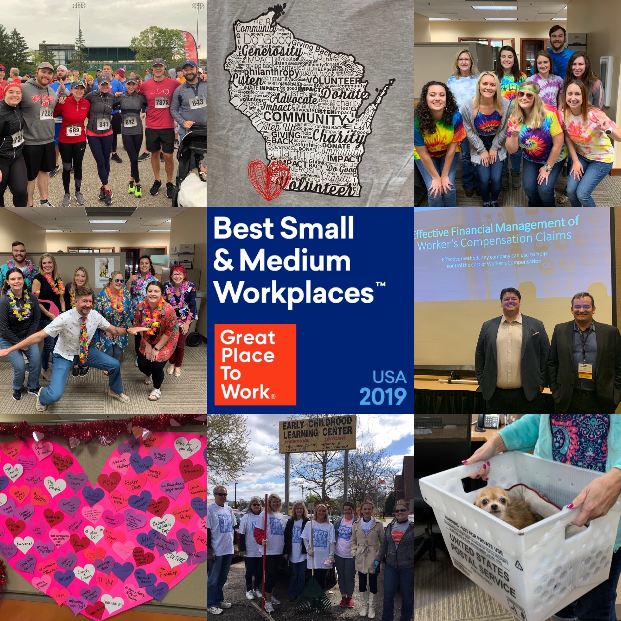 HausmannJohnson Insurance Named One of the 2019 Best Small Workplaces